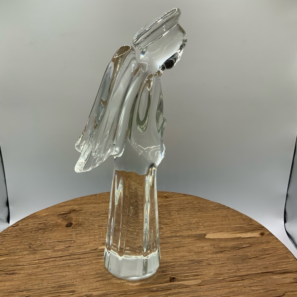 Crystal Glass Vintage Angel 8" Figurine - Picture 3 of 8